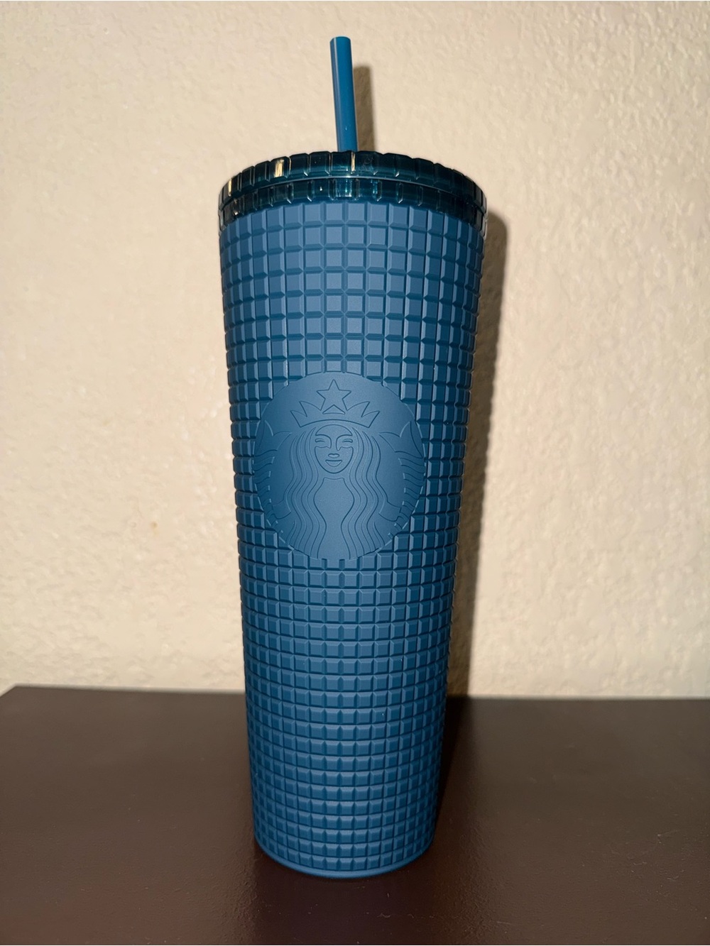 Starbucks Blue Studded Tumbler with Straw